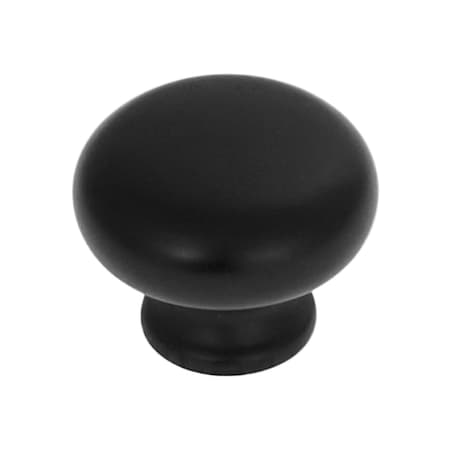 Hickory Hardware Cottage Collection Knob 1-1/8 Inch Diameter Matte Black Finish P770-MB